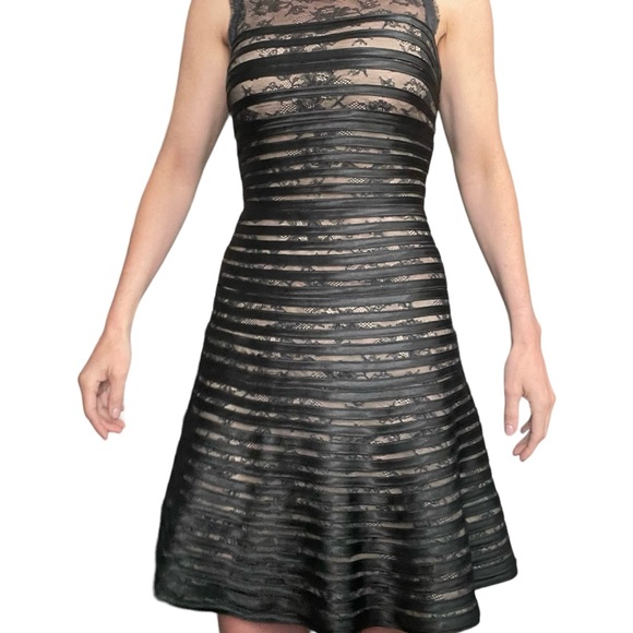 GIANNI BINI Black Cocktail Dress Size 2 - Picture 6 of 6